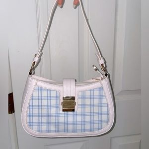 Blue & White Shoulder Purse
